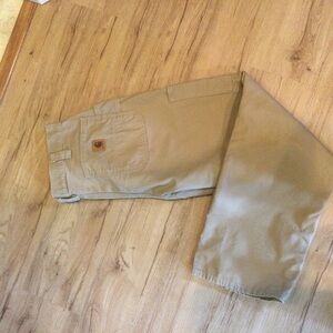 Carhartt Men’s Tan Work Pants - Durable Canvas